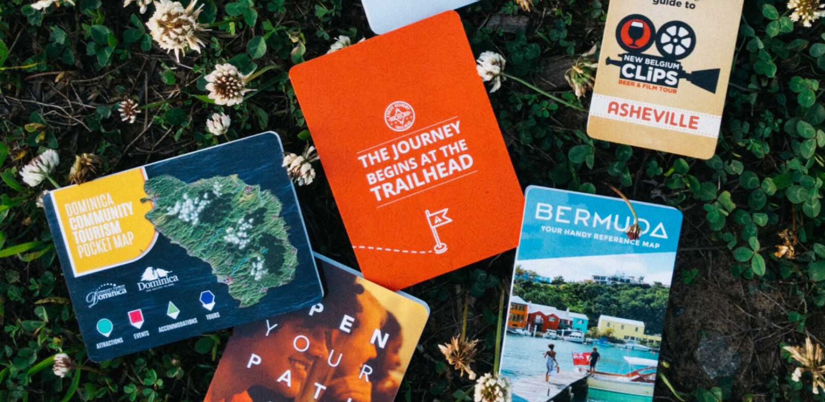 PocketMaps Spread – Trail, Beach, and City Editions Among Wildflowers PocketMaps Spread – Trail, Beach, and City Editions Among Wildflowers