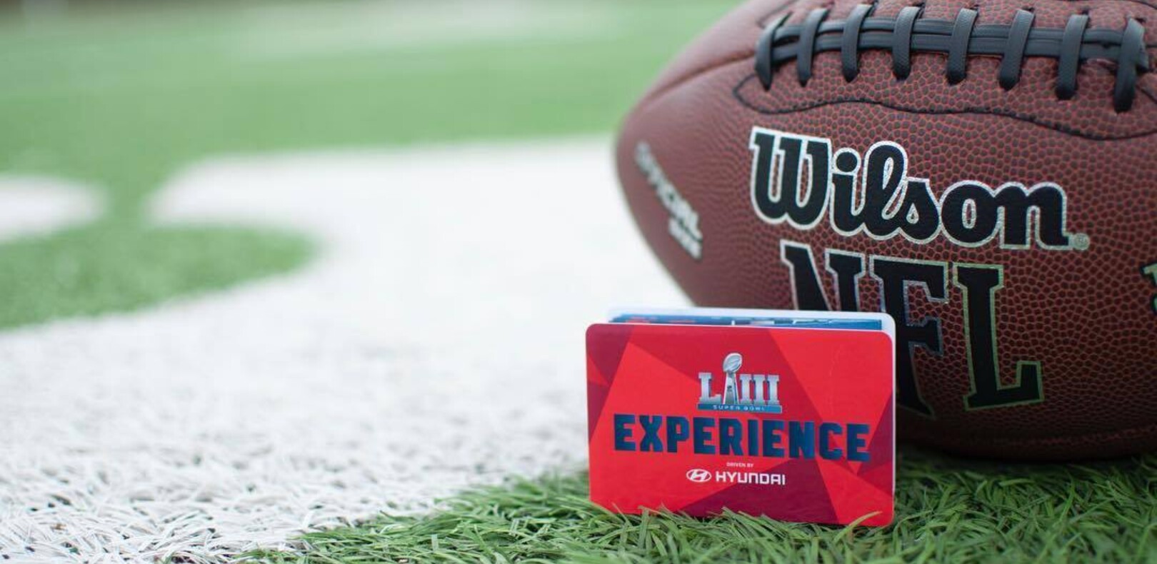 Super Bowl pocket map on football field – LVI Experience edition Super Bowl pocket map on football field – LVI Experience edition